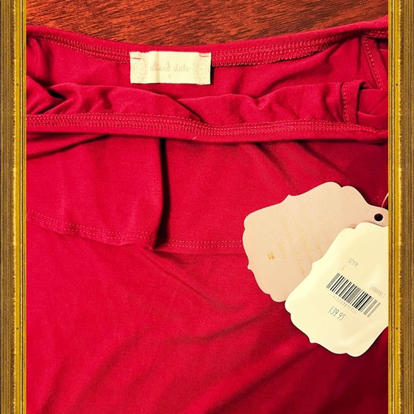 Altar’d State - Ruffled Body Suit in Red (NWT) - Picture 6 of 7